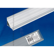 Накладной профиль для светодиодной ленты, ufe-a09 silver 200 polybag анодированный алюминий. длина 200 см. тм uniel. UL-00000603