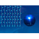 Занавес светодиодный с контроллером,uld-c2030-240/dta blue ip20 , 240 светодиодов, 2х3 м, синий, ip20, прозрачный