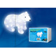 Фигура светодиодная «белый медведь-4», uld-m3125-040/sta white ip20 white bear-4 40 светодиодов, размер 31x15x25 см, -белый, ip20