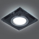 Светильник gauss backlight bl060 квадрат. графит/хром, gu5.3, led 4100k 1/40