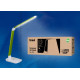Лампа настольная tld-521 green/8вт/ /led/800лм/5000k/dimmer/цвет-зеленый металлик