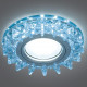 Светильник gauss backlight bl038 кругл. кристалл/хром, gu5.3, led 4100k 1/40