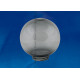 Рассеиватель в форме шара для садово-парковых светильников. ufp-r200a smoke d. 200мм. с крепежным элементом - резьбовой. - сан-пластик. дымчато-серый.