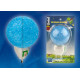 Светильник-ночник. dtl-309-шар/blue/1led/0,1вт выключатель на корпусе. блистер