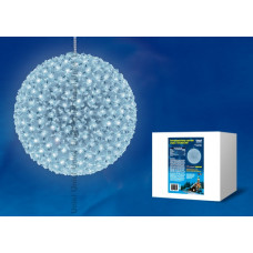 Фигура светодиодная «шар с цветами сакуры», с контроллером, uld-h2727-300/dta white ip20 sakura ball 300 светодиодов, диаметр 27 см, -белый, ip20 9575