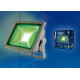 Прожектор светодиодный. ulf-s01-30w/green ip65 110-240в зеленый свет. корпус серый. упаковка картон. tm uniel.