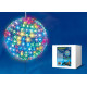 Фигура светодиодная «шар с цветами сакуры», 200 светодиодов, uld-h2121-200/dta rgb ip20 sakura ball диаметр 21 см, -rgb, ip20s