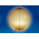 Рассеиватель призматический (с насечками) в форме шара ufp-р300в bronze для садово-парковых светильников. d. 300мм. с крепежным элементом - посадочный. - сан-пластик. бронзовый.