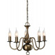 Светильник adams chandelier bronze 8x40вт 230v massive%s