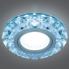 Светильник gauss backlight bl050 кругл. кристалл/хром, gu5.3, led 4100k 1/40 BL050