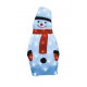 Фигура светодиодная «снеговик-1», uld-m2348-080/sta white ip20 snowman1 80 светодиодов, 23x22x48 см, -белый, ip20.