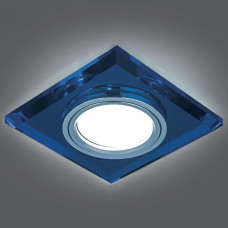 Светильник gauss backlight bl061 квадрат. синий/хром, gu5.3, led 4100k 1/40 BL061