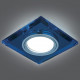 Светильник gauss backlight bl061 квадрат. синий/хром, gu5.3, led 4100k 1/40