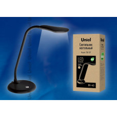 Лампа настольная tld-507 black/ uniel (led/550лм/5000k/цвет-черный) 6547