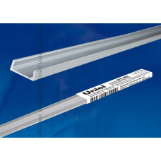 Накладной профиль для светодиодной ленты, ufe-a02 silver 200 polybag анодированный алюминий. длина 200 см. тм uniel. UL-00000596