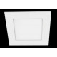 Светильник встраиваемый плоский квадр ppl - spw белый 9вт 4000k 145x145x25мм ip20 jazzway