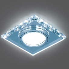 Светильник gauss backlight bl062 квадрат. кристалл/хром, gu5.3, led 4100k 1/40 BL062