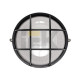 Светильник нпп1302 черный/круг с реш.60вт ip54 (12шт) иэкs