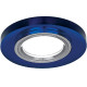 Светильник gauss mirror rr004 круг. кристал синий/хром, gu5.3 1/50