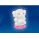 Светильник -ночник серия dtl-305-слоненок/3color/base pink/rech «волшебные фонарики» аккумуляторный на розовой подставке. пластиковая%s
