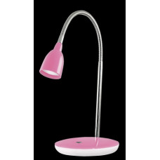 Лампа светодиодная настольная ptl-1215 4вт 3000k розовая jazzway .1015013