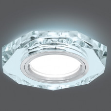 Светильник gauss backlight bl054 восемь гран. кристалл/хром, gu5.3, led 4100k 1/40 BL054