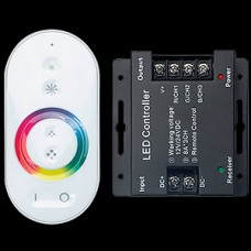 Контроллер для rgb 288вт 24а с сенсорным пультом управления цветом (белый) 201013288