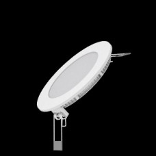 Светодиодный встраиваемый светильник gauss ультратонкий круглый ip20 6вт 4100k 1/20 939111206