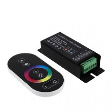 Драйвер-контроллер для цветной светодиодной ленты 216вт ip20 12в с сенсорным пультом ekf FD-CRGB216rf-IP20-12v