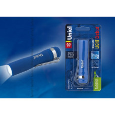 Фонарь uniel серии стандарт «simple s-ld045-b blue light — debut», пластиковый корпус, 0,5 watt led, — блистер, 1хаа н/к, цвет синий UL-00000208