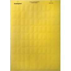 Табличка маркировочная, полиэстер 10 х 20 мм, желтая (1 упак. = 1680 шт.) dkc SITFP1020Y