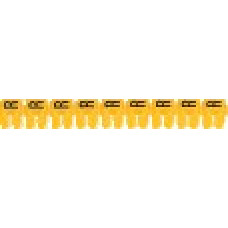 Маркер символ cab3, буква « r », для кабеля сечением 0.15 – 1.5 мм2 и для клеммных блоков, черные на желтом фоне (300 шт.) legrand 38317