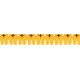 Маркер символ cab3, знак плюс « + », для кабеля сечением 1.5 – 2.5 мм2, черные на желтом фоне (300 шт.) legrand