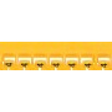 Маркер memocab, международная кодировка цветов, ширина 2.3 мм, цифра « 4 », желтый (600 шт.) legrand 37806