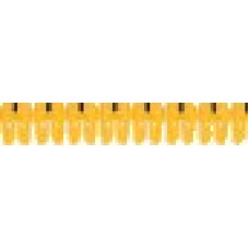 Маркер символ cab3, знак « - », для кабеля сечением 0.15 – 0.5 мм2 и для клеммных блоков, черные на желтом фоне (300 шт.) legrand 38143