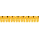 Маркер символ cab3, знак « - », для кабеля сечением 0.15 – 0.5 мм2 и для клеммных блоков, черные на желтом фоне (300 шт.) legrand