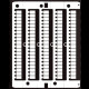 Маркировка cnu / 8 / 51 вертикальная ориентация символ « w2 » (500 шт.) dkc