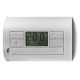 Термостат комнатный питание 3 в dс, 1со 5а, монтаж на стену, кнопки вкл/выкл, лето/зима, дисплей, серебристый металлик (1 шт.) finder