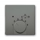 Плата центральная (накладка) для механизма терморегулятора (термостата) 1095 u, 1096 u, серия solo/future, цвет meteor/серый металли