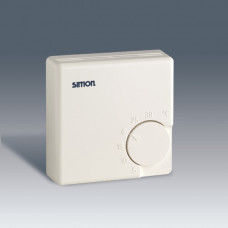 Терморегулятор комнатный, тепло, 10а 250 в, 5 - 30°, графит (1 шт.) simon 75500-68