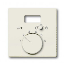 Плата центральная (накладка) для механизма терморегулятора (термостата) 1095 uta, 1096 uta, серия solo/future, цвет chalet-white 1710-0-3982