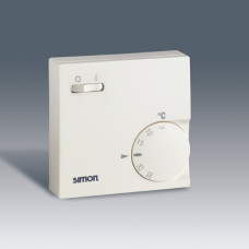 Терморегулятор комнатный, тепло-холод, 10-5а 250 в, 5-30°, слоновая кость (1 шт.) simon 75503-61