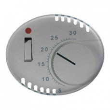 Накладка для терморегулятора 8140.1, серия tacto, цвет серебро 5540.1 PL