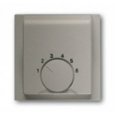 Плата центральная (накладка) для механизма терморегулятора (термостата) 1094 u, 1097 u, серия impuls, цвет серебристый металлик 1710-0-3744