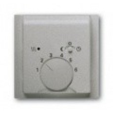 Плата центральная (накладка) для механизма терморегулятора (термостата) 1095 u, 1096 u, серия impuls, цвет серебристый металлик 1710-0-3747