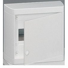 Щит распределительный, накладной, nedbox, с белой дверью, 1 рейка х 8 модулей (1 шт.) legrand 601235