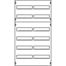 Панель для модульных устройств 2ряда/6реек 2V2A