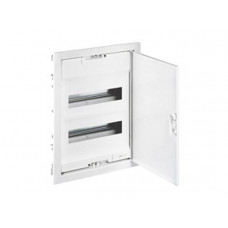 Щит встраиваемый nedbox, со скругленной дверью белой ral 9010, 2 рейки, 24 + 4 модуля (1 шт.) legrand 1412