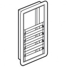 Шкаф распределительный встроенный xl3 160 для модульного оборудования с дополнительным пространством, 4 рейки (1 шт.) legrand 20026
