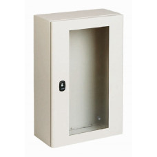 Шкаф s3d с прозрачной дверью 800х600х250 NSYS3D8625T